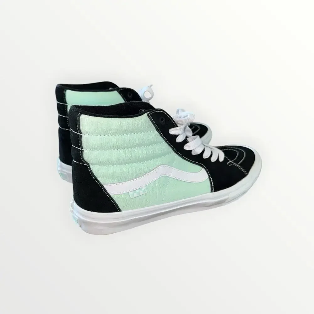 Vans Skate Sk8-Hi Mint Black Men’s 11.5 PopCush DURACAP VN0A5FCCM2T